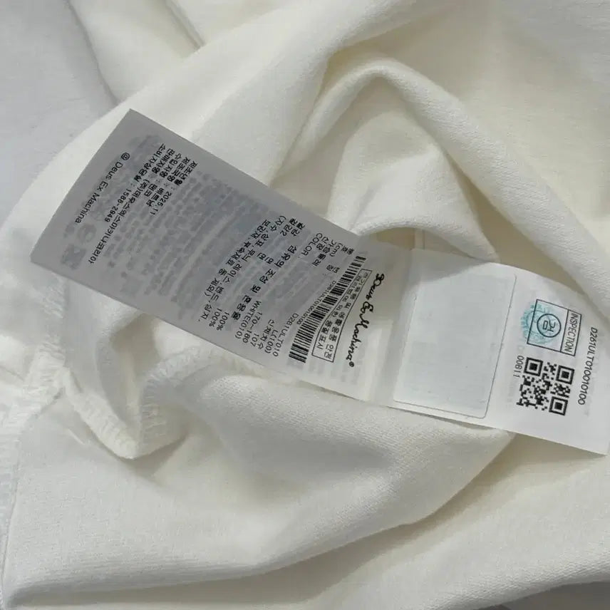 [BUNJANG] Deus Seoul College Long Sleeve T-shirt (White) - L / [새상품]Deus데우스 서울 컬리지 긴팔 롱슬리브 티셔츠 흰색 새상품 L