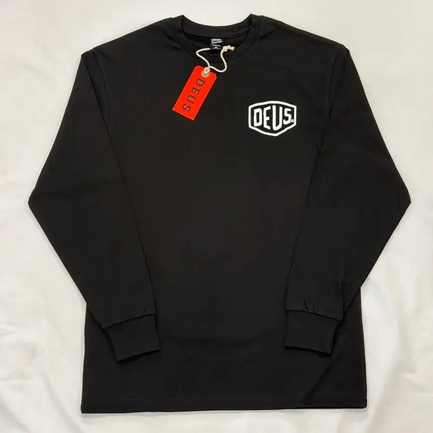 [BUNJANG] Deus Seoul College Long Sleeve T-shirt (Black, M) / [새상품]Deus데우스 서울 컬리지 긴팔 롱슬리브 티셔츠 블랙 M