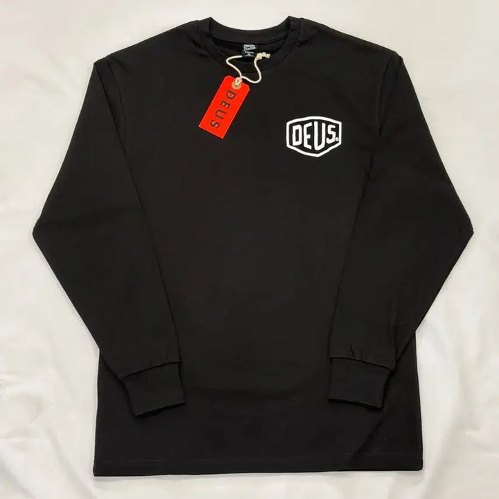 [BUNJANG] Deus Seoul College Long Sleeve T-shirt (Black, M) / [새상품]Deus데우스 서울 컬리지 긴팔 롱슬리브 티셔츠 블랙 M