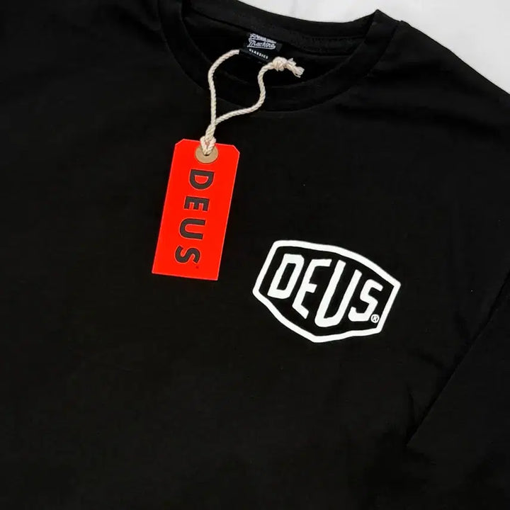[BUNJANG] Deus Seoul College Long Sleeve T-shirt (Black, M) / [새상품]Deus데우스 서울 컬리지 긴팔 롱슬리브 티셔츠 블랙 M