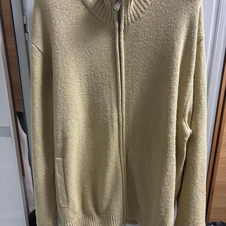 [BUNJANG] Customellow Knit Zip-up Cardigan / 새상품) 커스텀멜로우 봄 니트 집업 가디건 XL 105