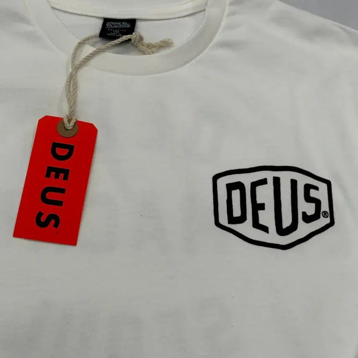 [BUNJANG] Deus Seoul College Long Sleeve White T-shirt / [새상품]Deus데우스 서울 컬리지 긴팔 롱슬리브 화이트 M