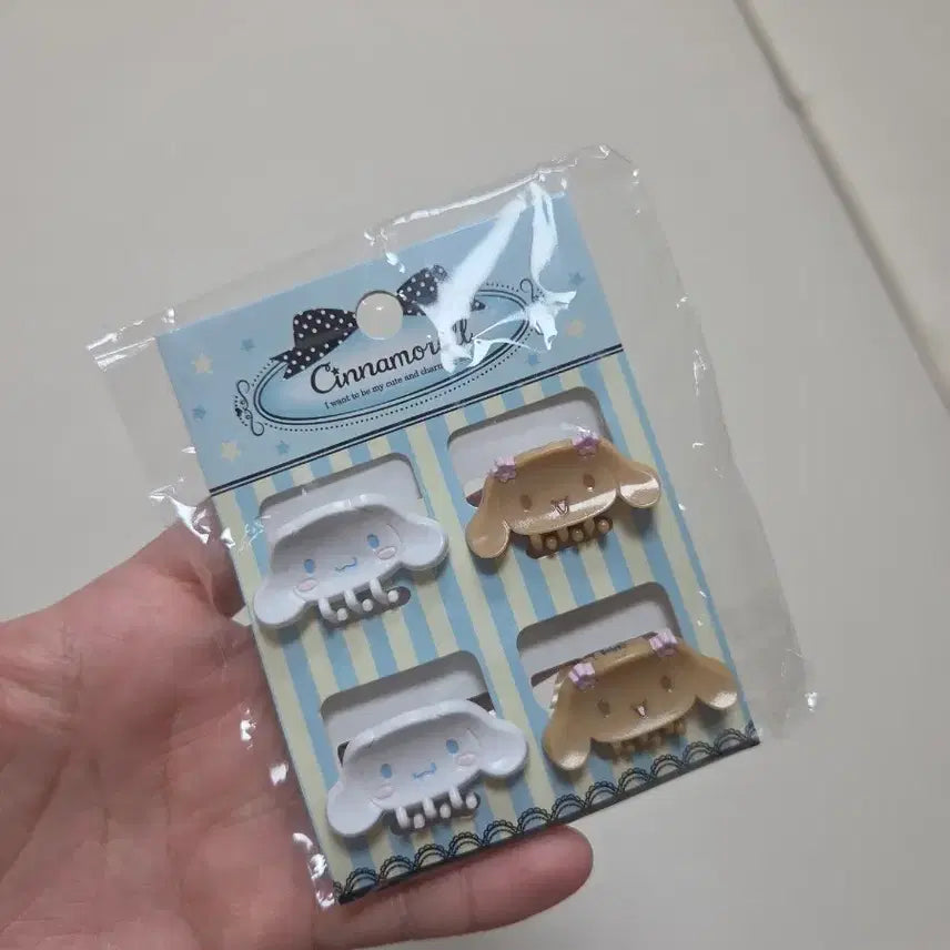 [BUNJANG] Sanrio Cinnamoroll Mini Clothespin Pin Set / 산리오 시나모롤 모카 미니집게 핀세트