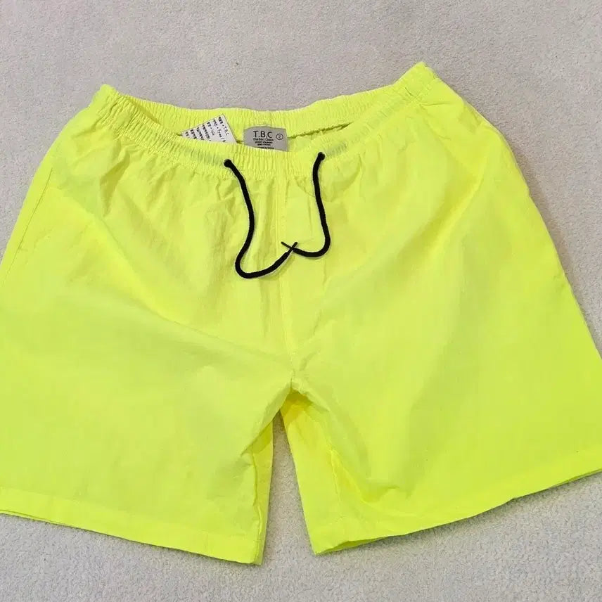 [BUNJANG] TBC Neon Nylon Training Shorts / 무지 형광 나일론 츄리닝 반바지 "T.B.C"