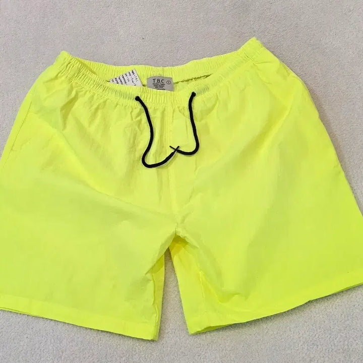 [BUNJANG] TBC Neon Nylon Training Shorts / 무지 형광 나일론 츄리닝 반바지 "T.B.C"