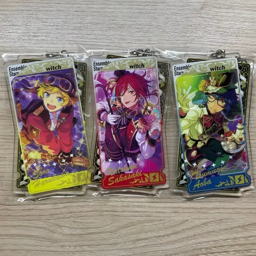 [BUNJANG] Ensemble Stars Switch Acrylic Stand Bundle Set / 앙스타 중스타 양면아크릴 2탄 스위치 일괄