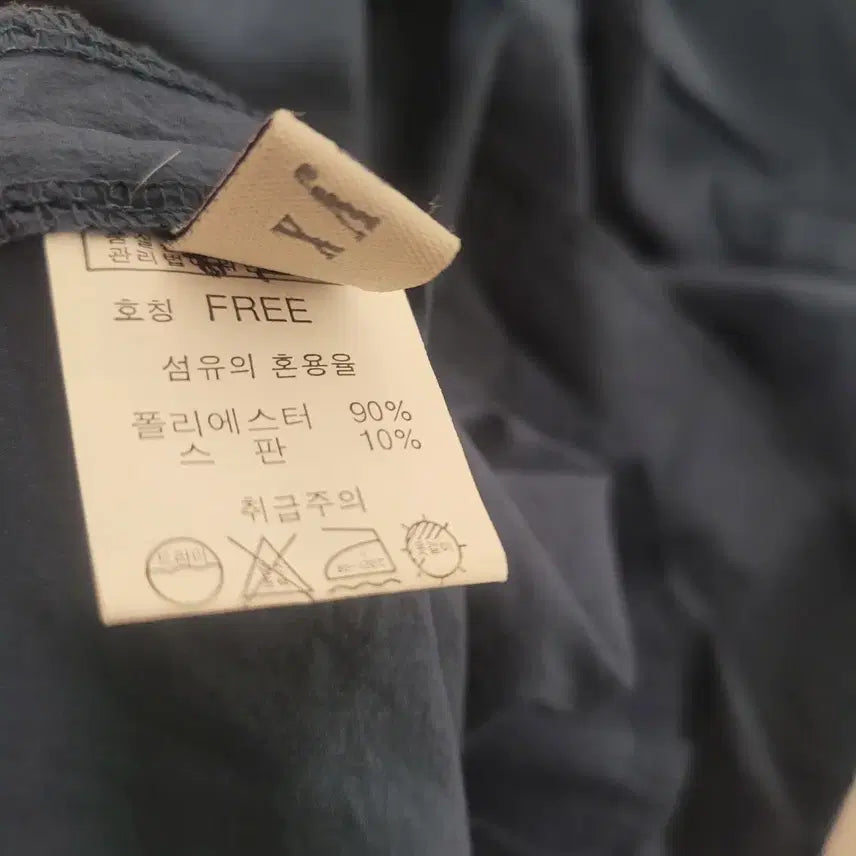 [BUNJANG] V-Neck Ruffled Short-Sleeve Long Dress, Navy / 브이넥 셔링 반팔 롱 원피스 네이비