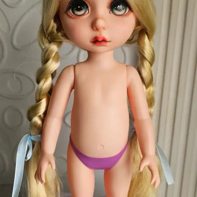 [BUNJANG] Baby Doll Rapunzel Repainted Doll / 베이비돌 라푼젤 리페