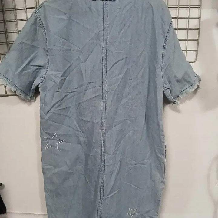 [BUNJANG] SHISMISS Star Denim Short Sleeve Dress / 새상품 SHISMISS 별 데님 반팔 원피스95