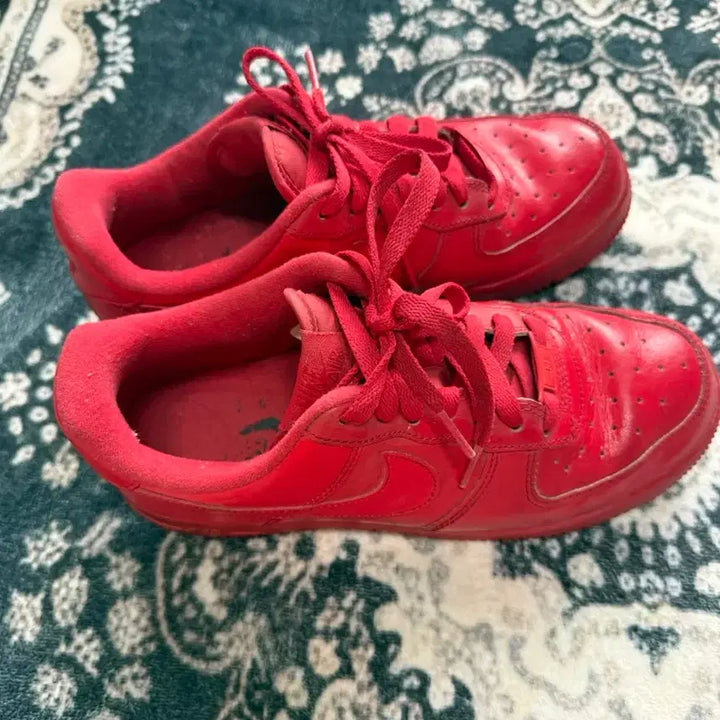 [BUNJANG] Nike Air Force 1 Low Triple Red / 에어포스 로우 트리플레드 240