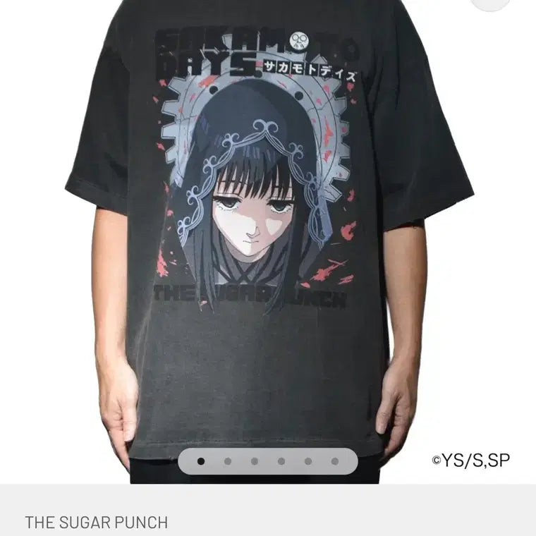 [BUNJANG] Sugar Punch Sakamoto Days Osaragi T-Shirt / [L]슈가펀치 사카모토 데이즈 오사라기 티셔츠