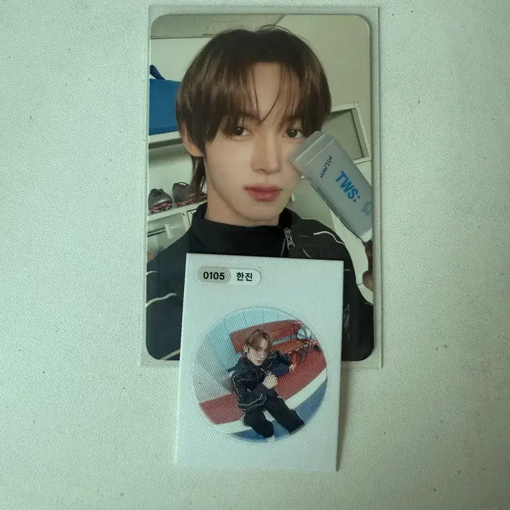 [BUNJANG] TWS Hanbin Photocard and Sticker / 투어스 팬미팅 한진 띠부실, 포카
