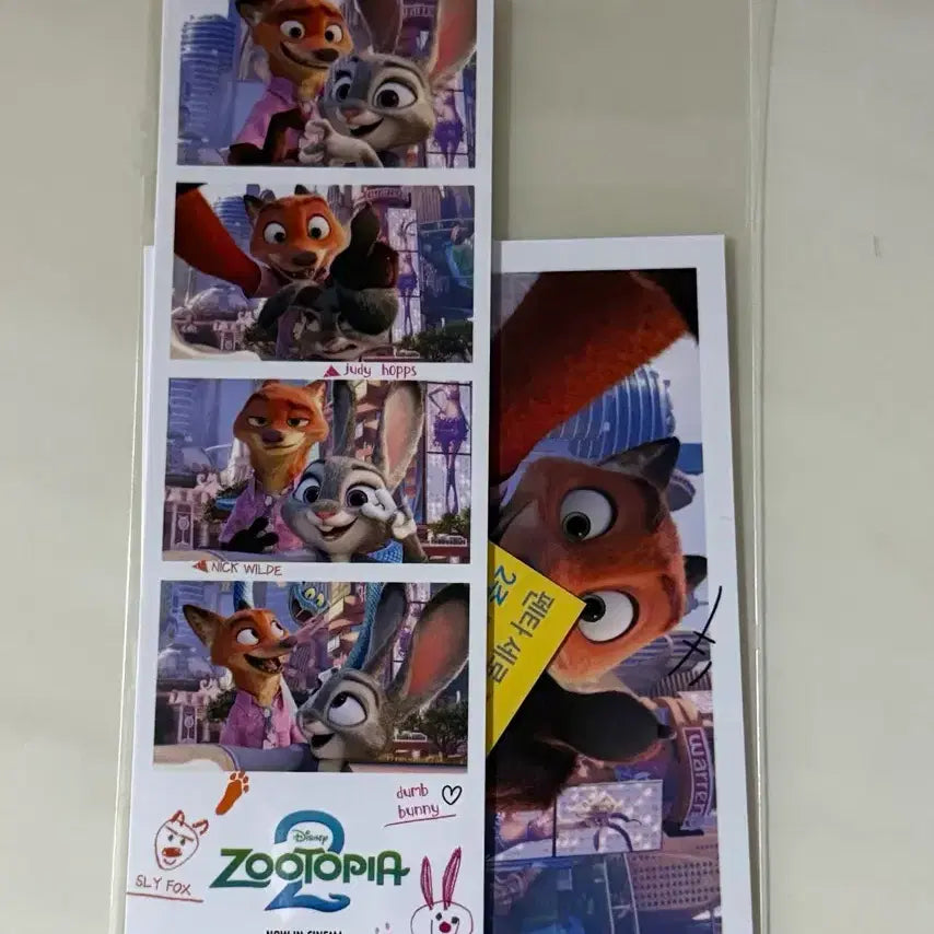 [SOLD OUT] (미개봉)주토피아2 네컷포토+폴라로이드