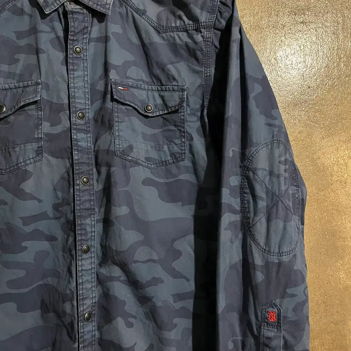 [BUNJANG] Tommy Hilfiger Camo Pattern Shirt / 타미힐피거 카모패턴 셔츠