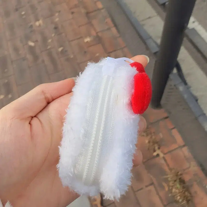 [BUNJANG] Hello Kitty Mini Plush Pouch Keychain / 헬로키티 미니 봉제 파우치 키링