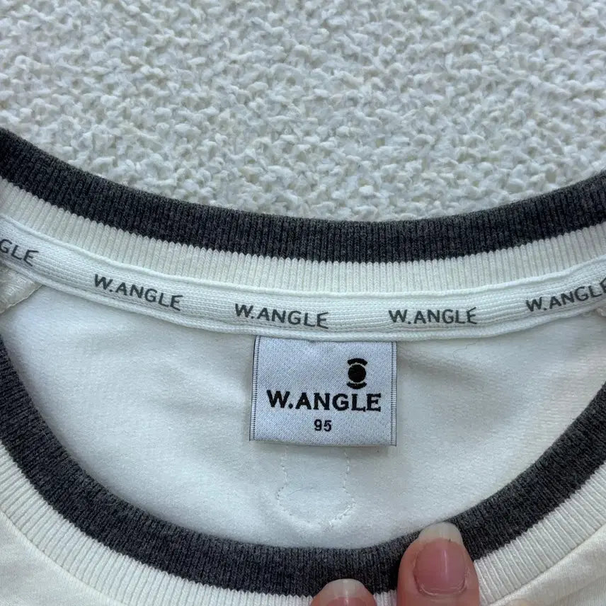 [BUNJANG] WAIDE ANGLE Long Sleeve Sweatshirt / 95 와이드앵글 긴팔 맨투맨 티셔츠 0330E