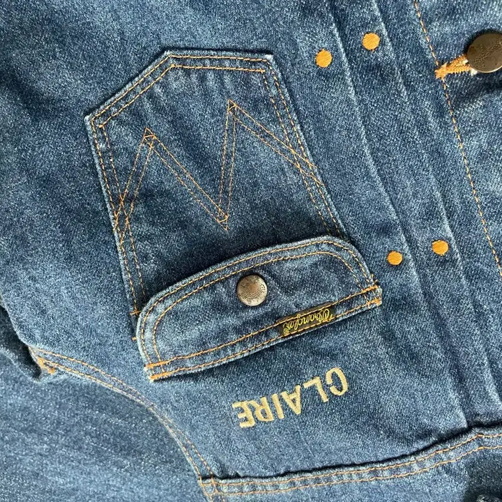 [BUNJANG] Wrangler M649 Western Denim Jacket / 랭글러 M649 웨스턴 horse oack riders 데님자켓