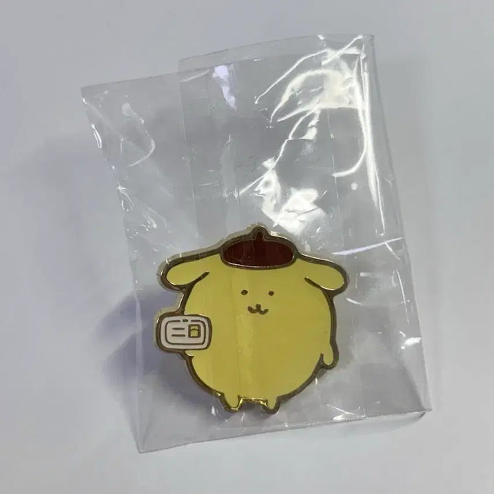 [BUNJANG] Chiikawa x Sanrio Pompompurin Full Draw Certificate Pin Badge / 치이카와 산리오 폼폼푸린 풀뽑기 자격증 핀뱃지 먼작귀 나가노