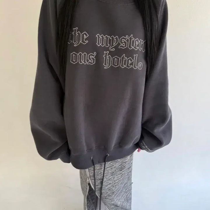 [BUNJANG] The Mysterious Hotel Wide Sweatshirt / 더미스테리어스호텔 와이드 맨투맨