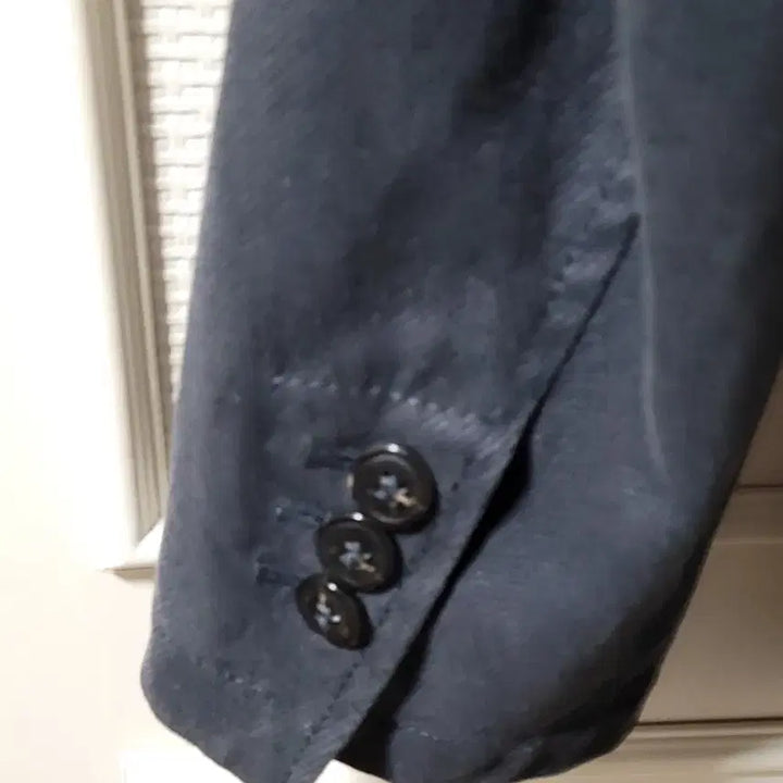 [BUNJANG] Woolrich Navy Cotton Blend Safari Jacket / 울리치 네이비 면 혼방 네이비 사파리 자켓 M 사이즈