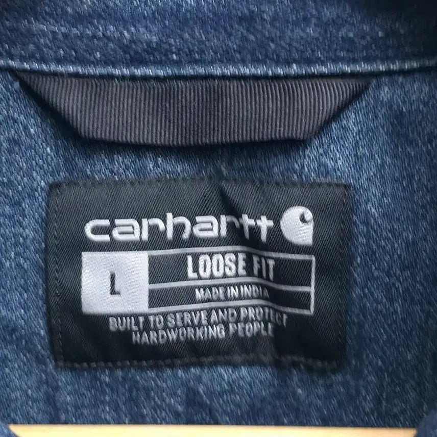 [BUNJANG] Carhartt Denim Shirt / [L] 칼하트 데님 셔츠