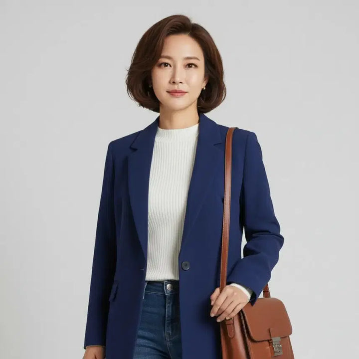 [BUNJANG] MIXXO Navy Basic Coat / [새상품급] 미쏘 MIXXO 네이비 기본 코트