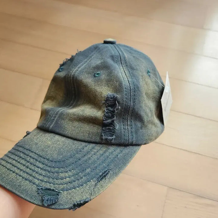 [BUNJANG] Carhartt Denim and Brown Ball Cap / 칼하트 볼캡, 워싱 데님 볼캡