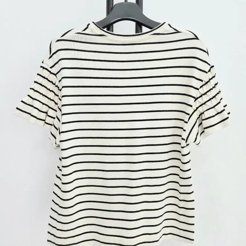 [BUNJANG] BIMBY LOLA Striped Short Sleeve T-shirt / 정품 빔바이롤라 BIMBY LOLA 면 100% 스트라이프 반팔 티셔츠