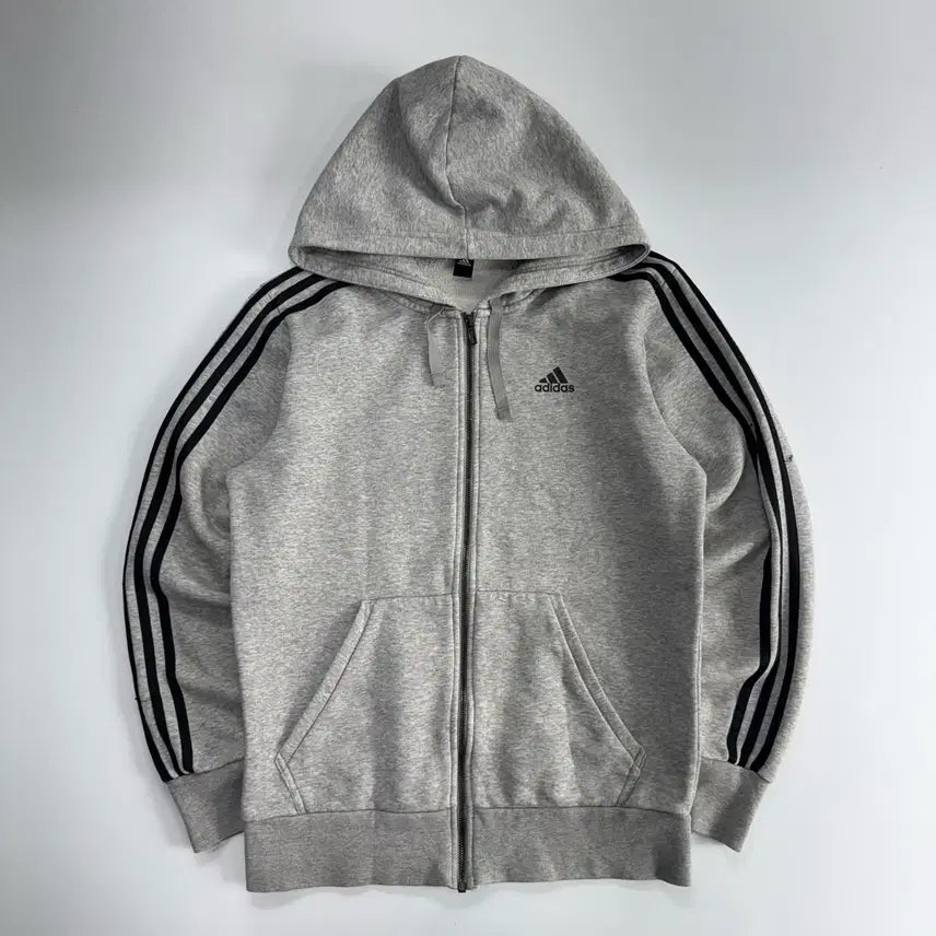 [SOLD OUT] Adidas 아디다스 블랙 트랙탑 그레이 후드집업
