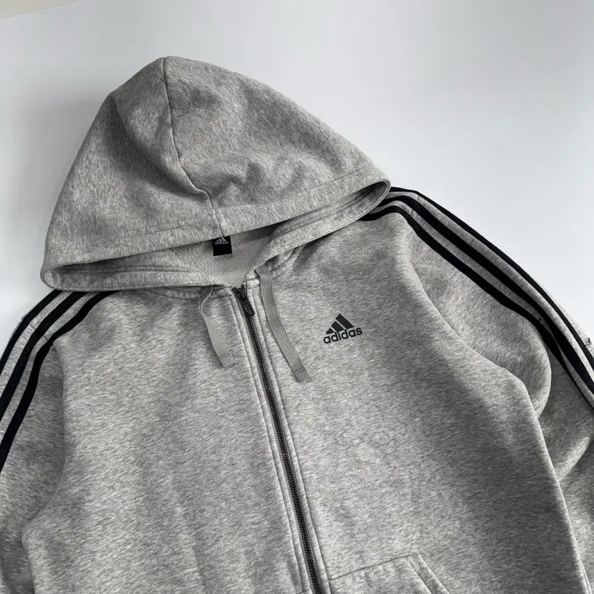 [SOLD OUT] Adidas 아디다스 블랙 트랙탑 그레이 후드집업