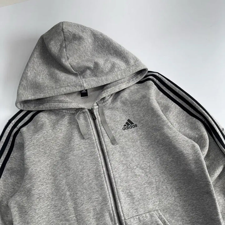 [SOLD OUT] Adidas 아디다스 블랙 트랙탑 그레이 후드집업