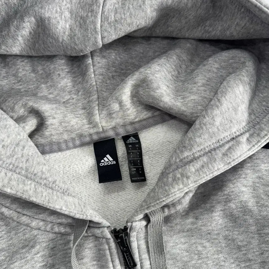 [SOLD OUT] Adidas 아디다스 블랙 트랙탑 그레이 후드집업