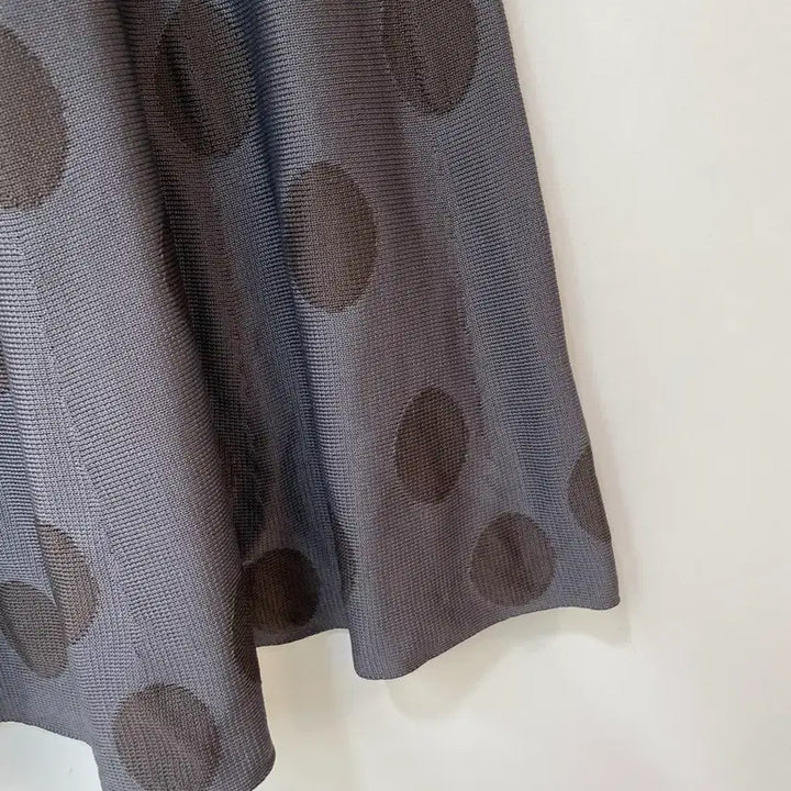 [BUNJANG] Black Dot A-line Skirt / 검정색 도트 A라인 스커트