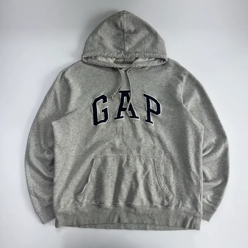 [SOLD OUT] Gap 갭 네이비 로고 그레이 후드티