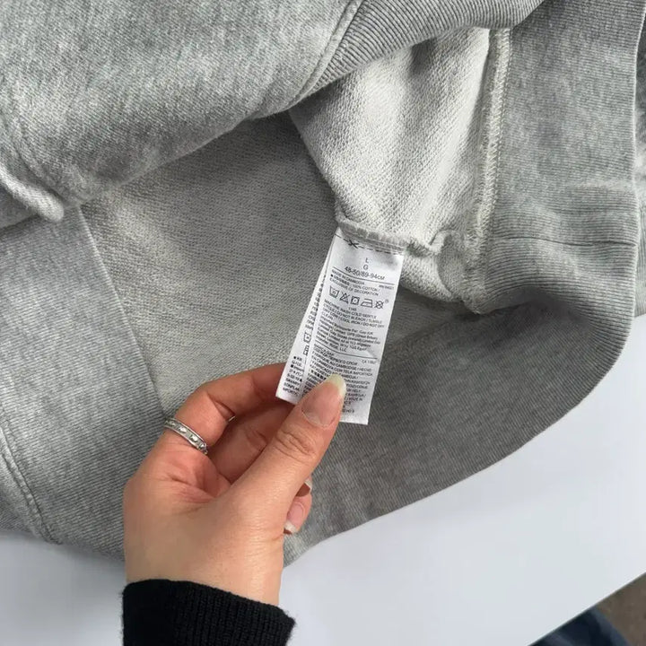 [SOLD OUT] Gap 갭 네이비 로고 그레이 후드티