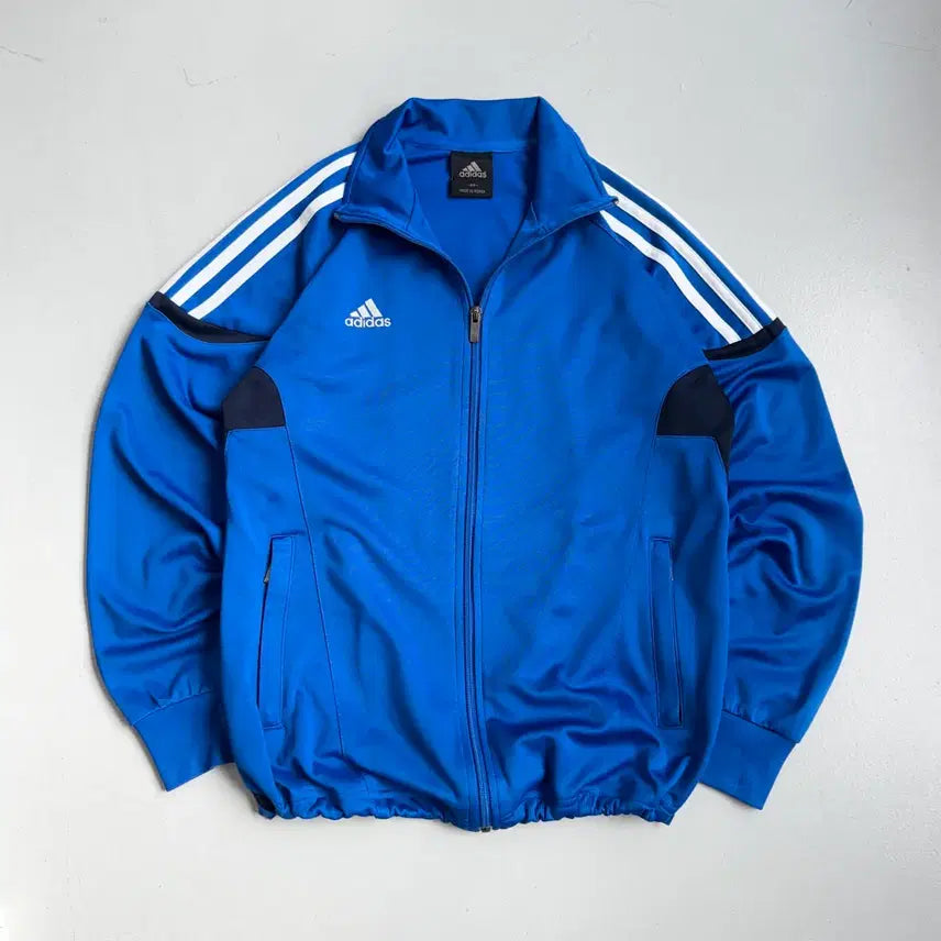 [BUNJANG] Adidas 00s Three-Stripe Old School Track Top Jersey / 아디다스 00s 삼선 올드스쿨 트랙탑 져지