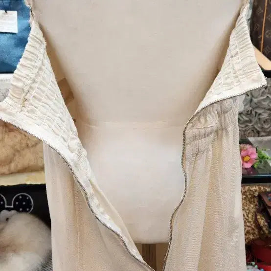 [BUNJANG] GRL Cotton 100% Smocked Bustier Long Dress (Size 66-77) / GRL 면100% 뷔스티에 롱원피스(66~77)