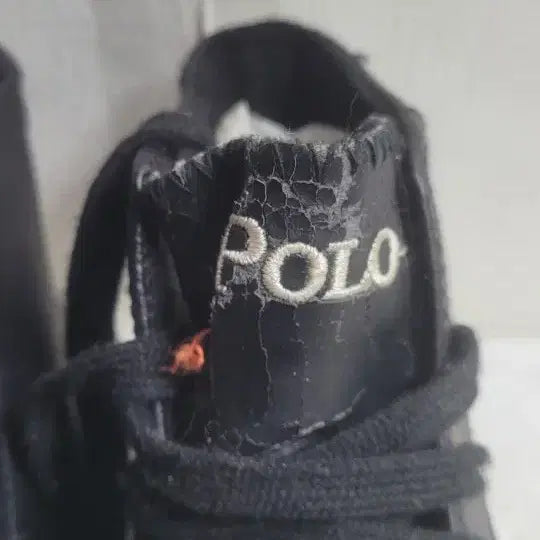 [BUNJANG] Polo Black High-Top Sneakers / 폴로 블랙 하이탑 스니커즈 운동화230