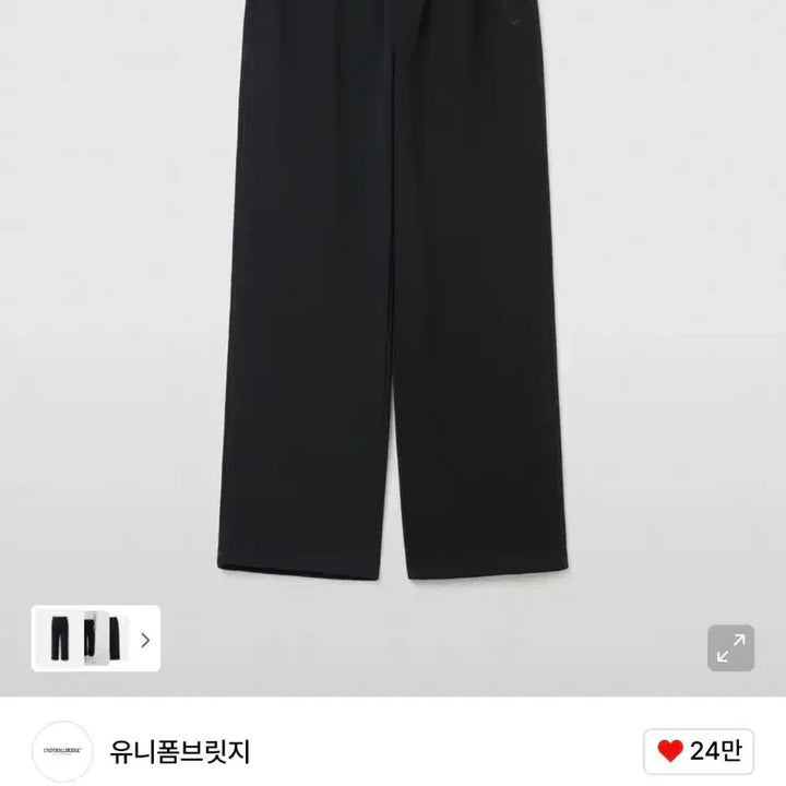 [BUNJANG] Uniform Bridge Sweatpants Black / 유니폼브릿지 스웨트팬츠 블랙