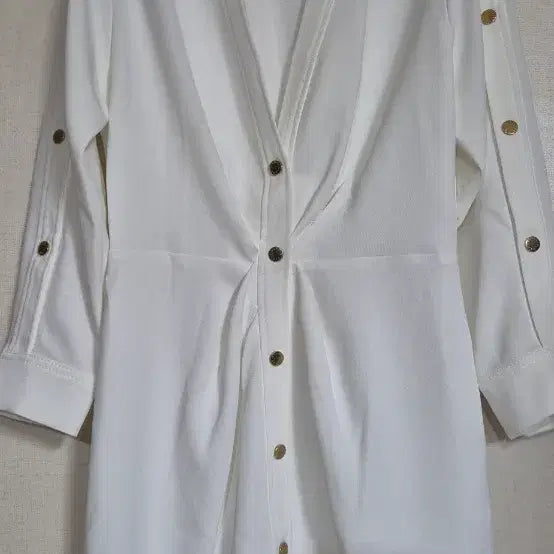 [SOLD OUT] (거의새옷)산드로 화이트 셔츠 원피스 산드로원피스