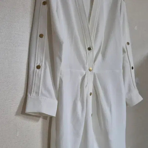 [SOLD OUT] (거의새옷)산드로 화이트 셔츠 원피스 산드로원피스