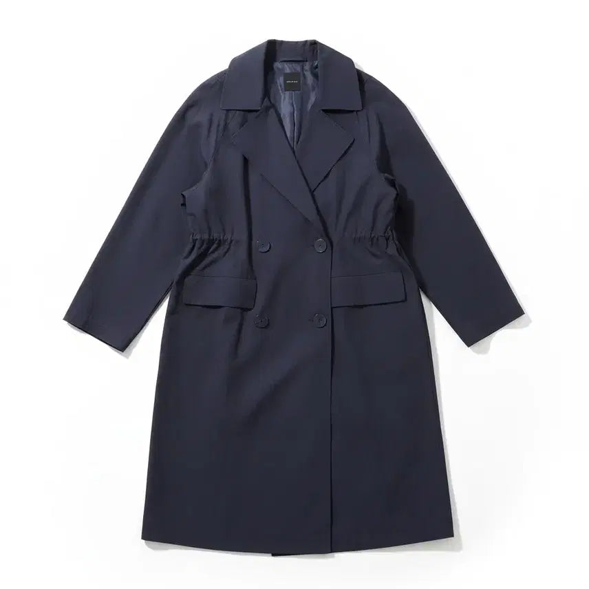 [SOLD OUT] 여성66/ 미니엄 네이비 나일론 더블코트