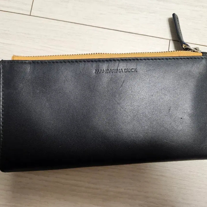 [BUNJANG] Mandarina Duck Black Long Wallet / 만다리나덕 블랙 장지갑