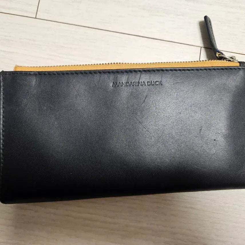 [BUNJANG] Mandarina Duck Black Long Wallet / 만다리나덕 블랙 장지갑