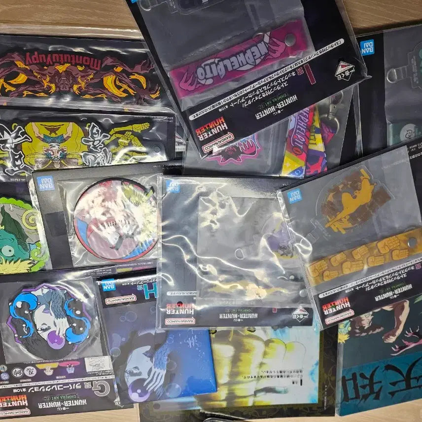 [BUNJANG] Hunter x Hunter Kuji Lower Tier Goods Bundle Set / 미개봉) 헌터x헌터 쿠지 하위상 12개 일괄