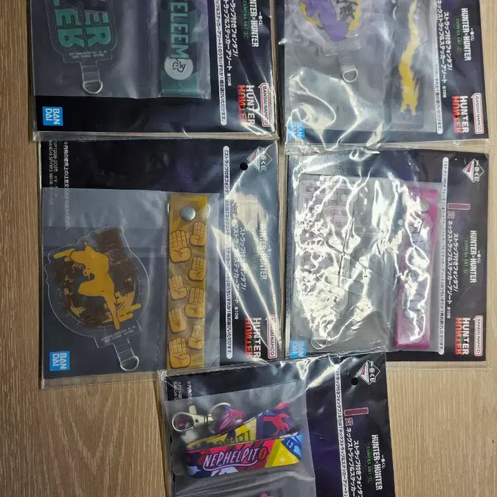 [BUNJANG] Hunter x Hunter Kuji Lower Tier Goods Bundle Set / 미개봉) 헌터x헌터 쿠지 하위상 12개 일괄