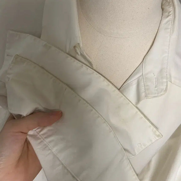[BUNJANG] Wooyoungmi White Logo Shirt [Size 46] / 우영미 백로고 셔츠 [46]