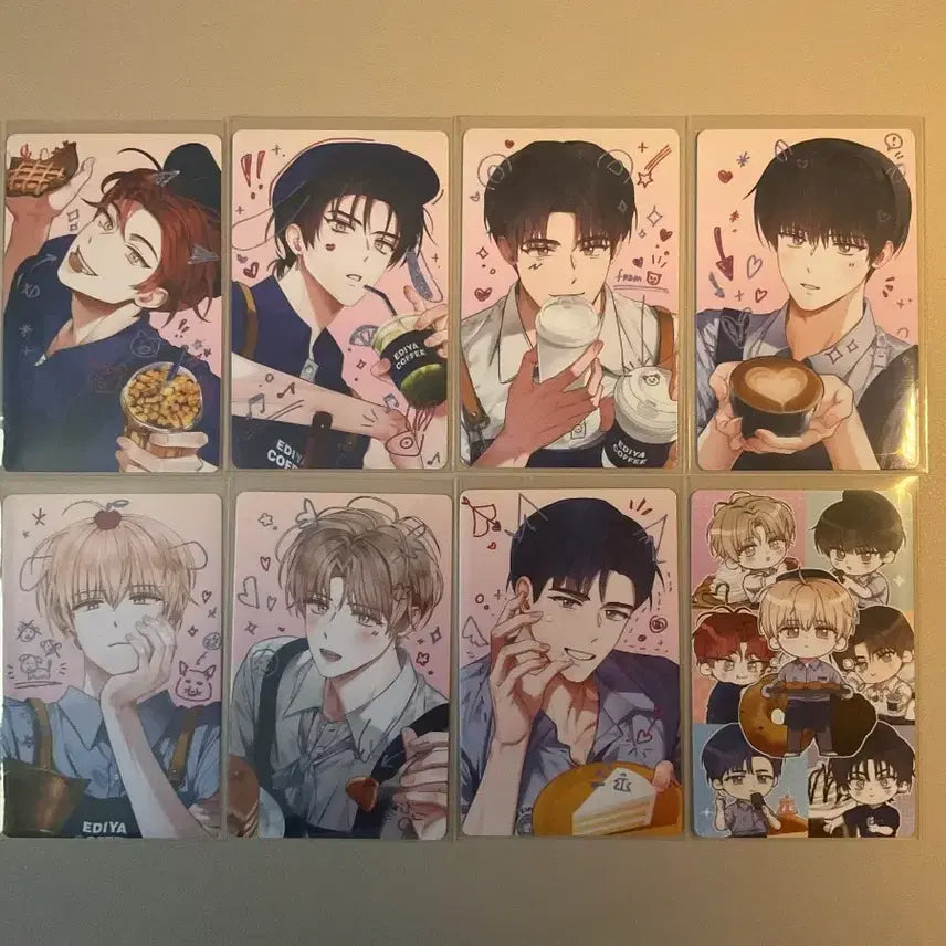 [BUNJANG] Idol Deathmatch Collaboration Photocard Bundle Set / 데못죽 데못하면 죽는 병 이디야 콜라보 포토카드 8종 일괄