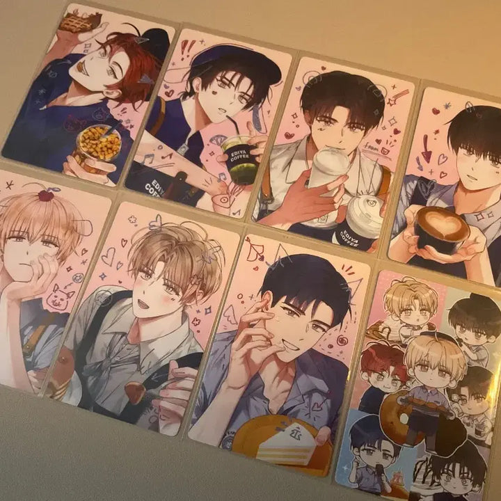 [BUNJANG] Idol Deathmatch Collaboration Photocard Bundle Set / 데못죽 데못하면 죽는 병 이디야 콜라보 포토카드 8종 일괄