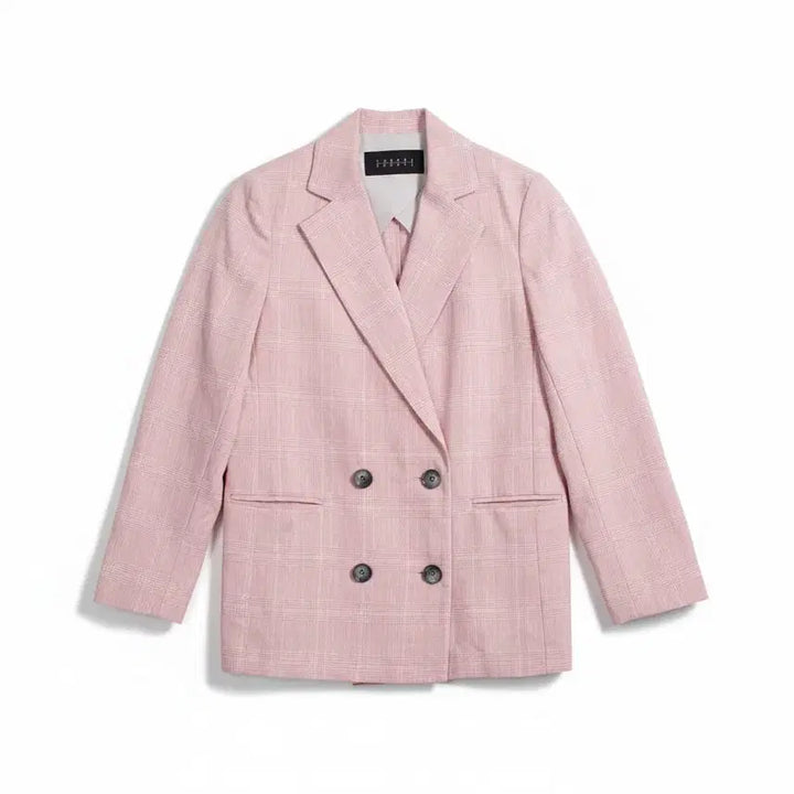 [BUNJANG] Tankers Pink Double Linen Jacket (Women&